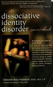 Cover of The Dissociative Identity Disorder Sourcebook